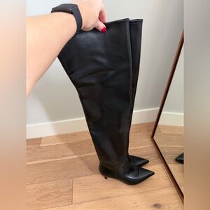Black Over-the-Knee Women's Boots